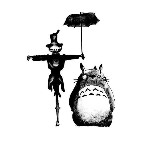 A Skeleton And A Totoro