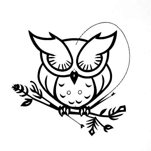 Owl Nostalgic Flying