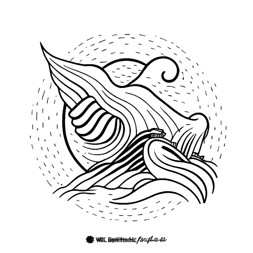 A Serene Sunset Over The Ocean With The Word 'Spirit' Subtly Incorporated