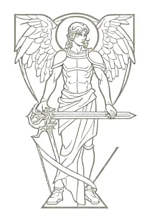 Michael Archangel With Sword