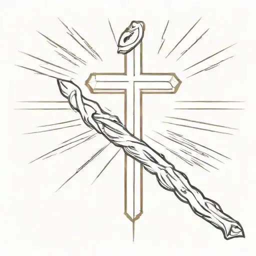 Drumstick Christian Cross