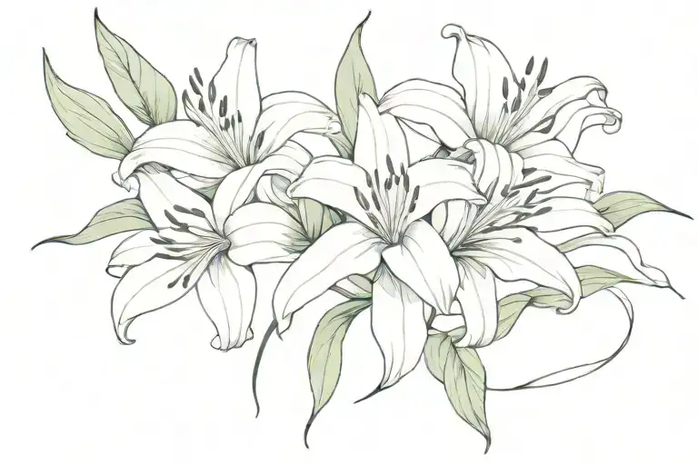 Lily Flowers Wrapping