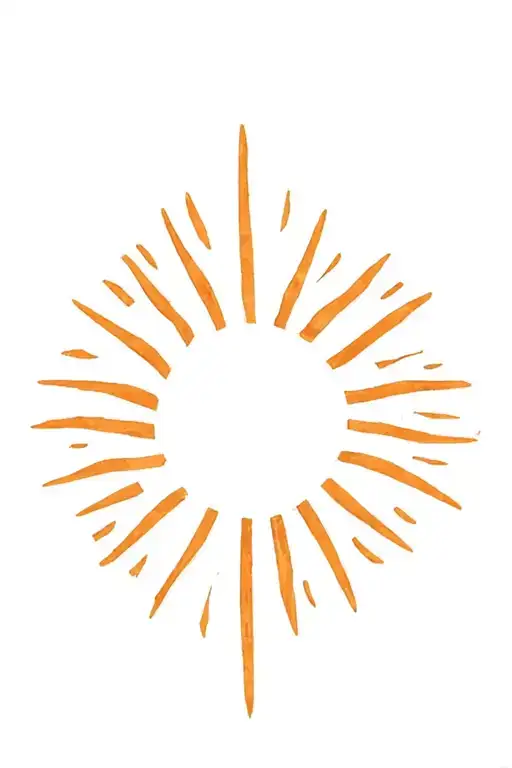 The Sun On The Back With Long Ends