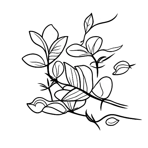 A Coffee Plant With Blooming Flowers