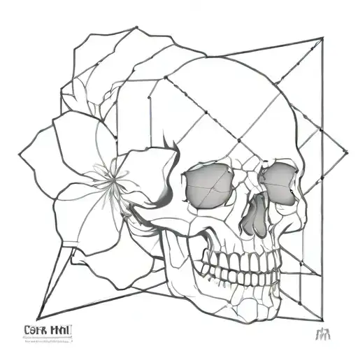 Inner Skull 333 Flower Geometry