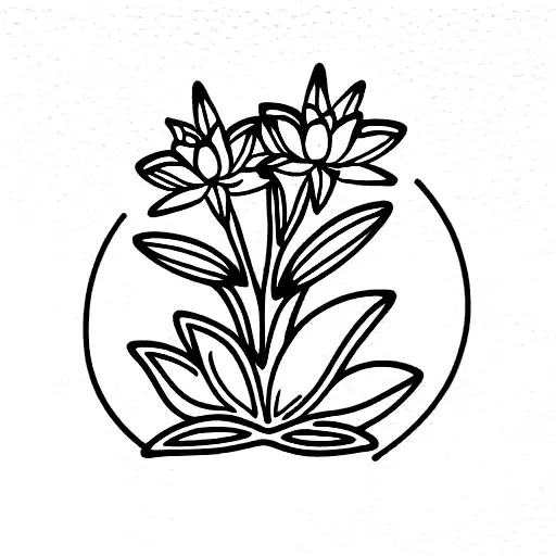 Tiger Water Magic Lily Greenery Tree Ancient Pottery