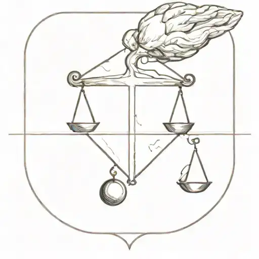 Basic Weight Scale One One Side Heart And The Pther Side The Brain