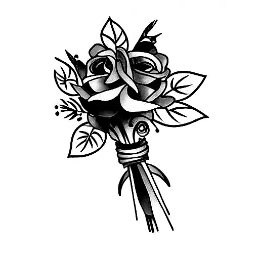 Purple Wedding Bouquet