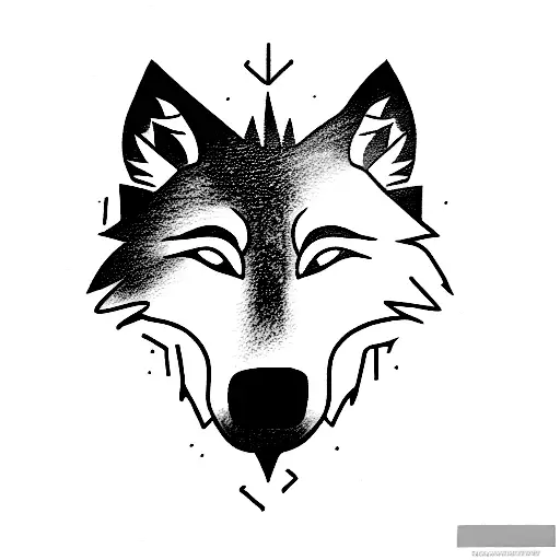 A Human With An Wolf Head Sitting On The Floor