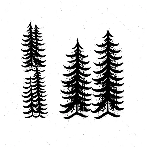 Pine Trees Forest