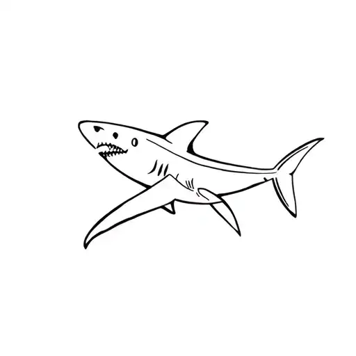 Shark Swimming Girly