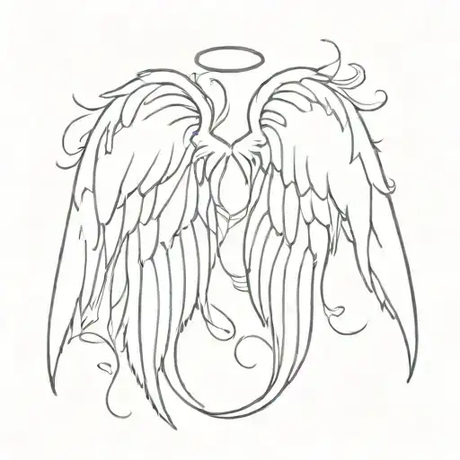 Angel Wings With Smoke