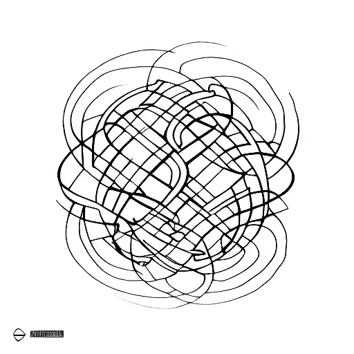 Sysiphus Fine Line Abstract Simple