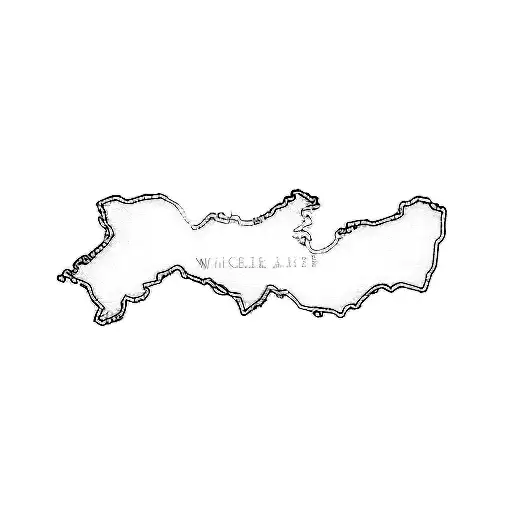 A Black And White Map