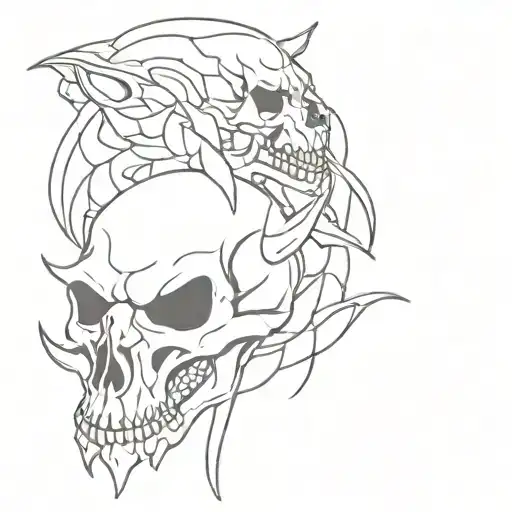 Skull And Cerberus