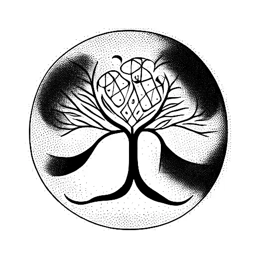 A Man With Tree Of Life