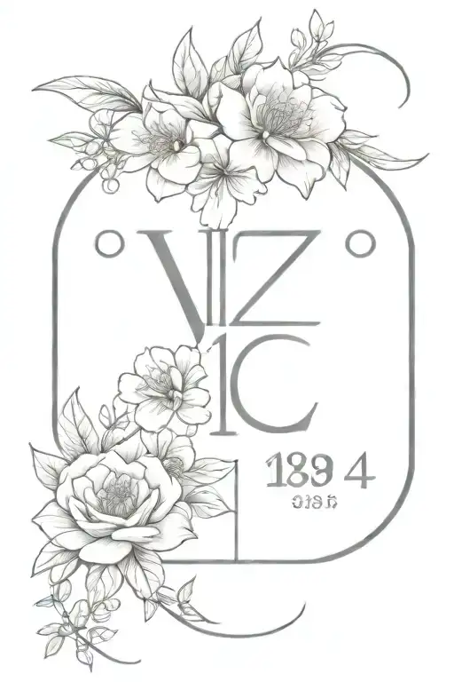 Flowers And Roman Numeral Date 18 04 2023 Incorporated