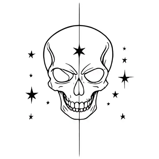 Stars And A Skull