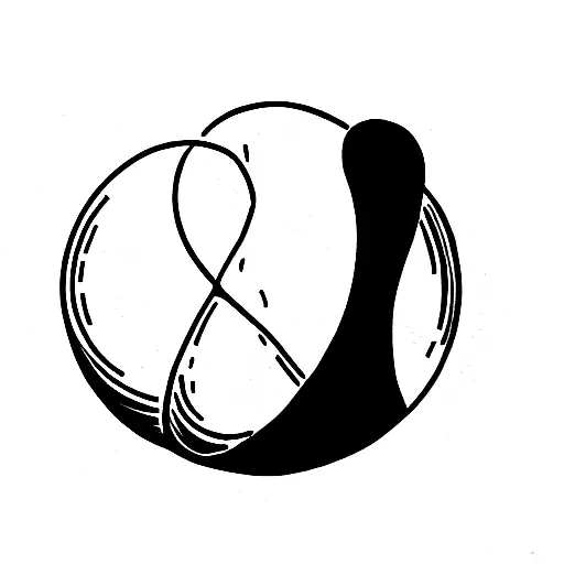 Hourglass Inside A Circle