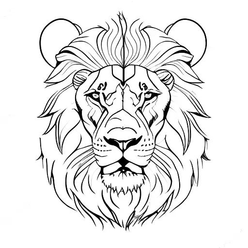 A Lion Wearing A Gaming Headset And Playing Video Games