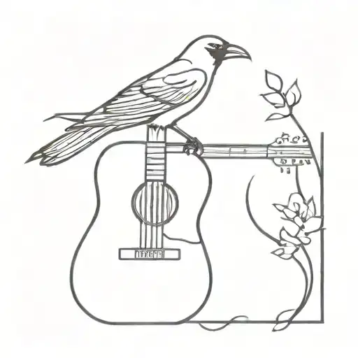 Crow And Guitar