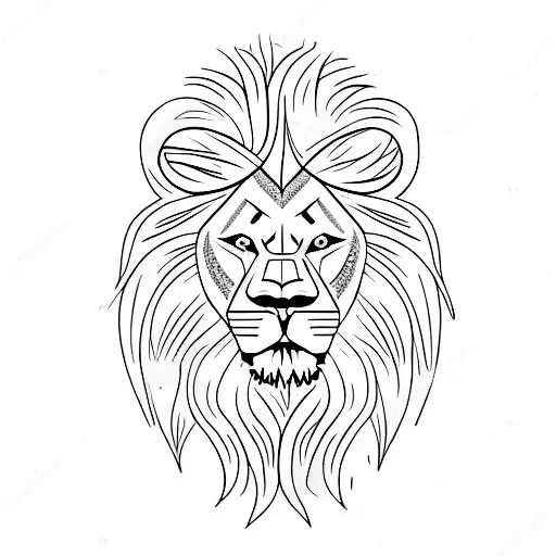 Lion With Wood And Water Element