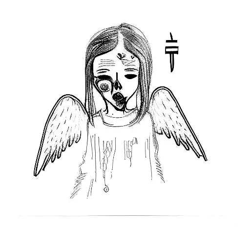 An Angel With A Bloody Face