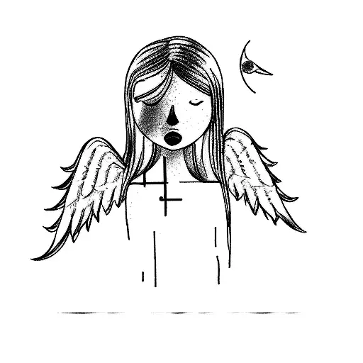 An Angel With A Woman Body