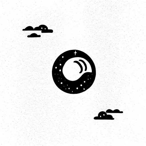 A Kpop Logo With A Moon