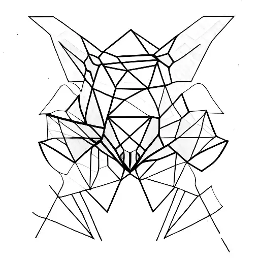 Crow And Geometric Forms