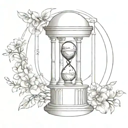 Panthenon Globe Hourglass