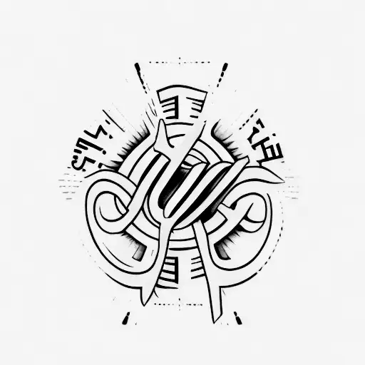 A Cross With The Word Overcome Vertically Across It