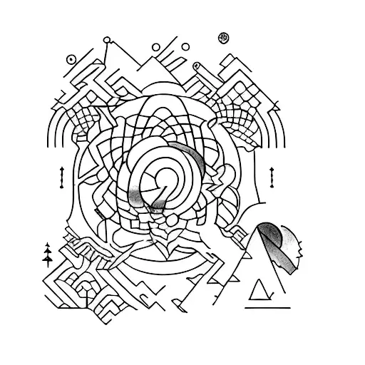 Design A Tattoo Inspired By A Location Or Landmark That Holds Mountain R