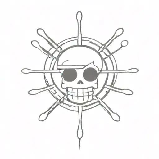 Jolly Roger One Piece Sun