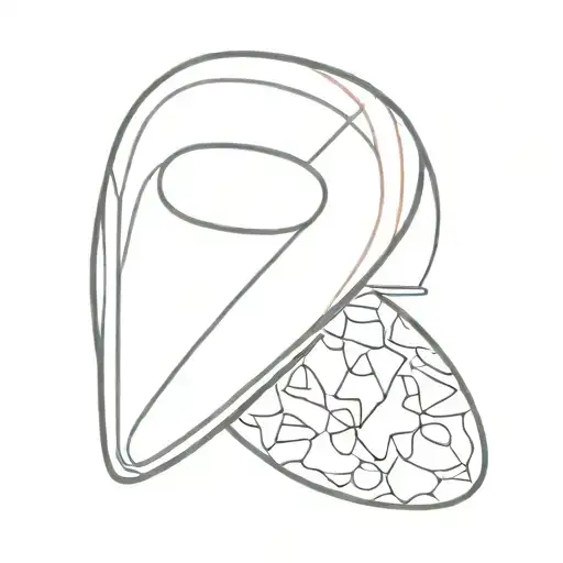 Guitar Pick Inside It Symbolizing