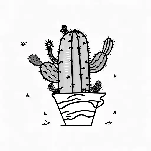 Cactus Wearing A Sailors Hat