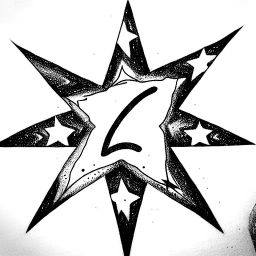 Name Gian Leon With Star In Fineline