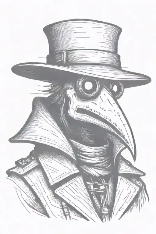 Simple Grafitti Style Plague Doctor