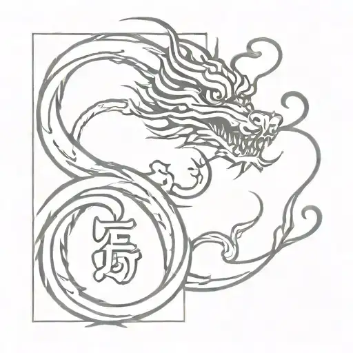 Chinese Dragon Going Through The Numbers 222