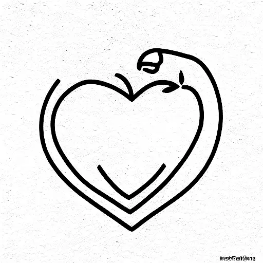 Heart That A Plant Is Coming Out Of It