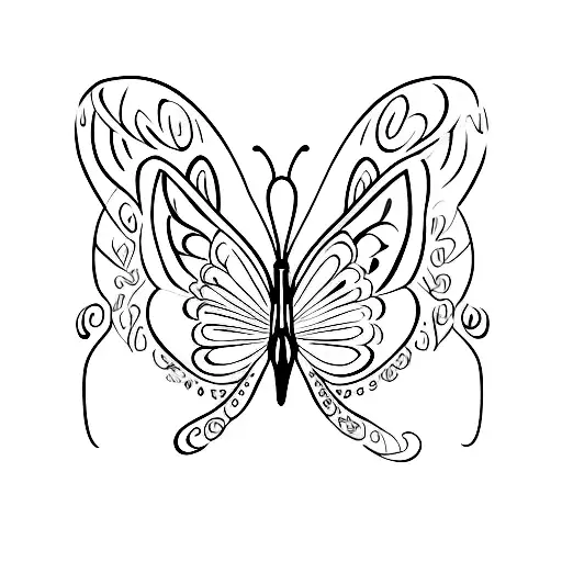 A Beautiful Butterfly Emerging From A Medical Cross Symbol