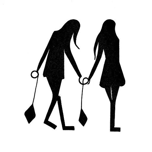 Two Friends Walking In Tuscany