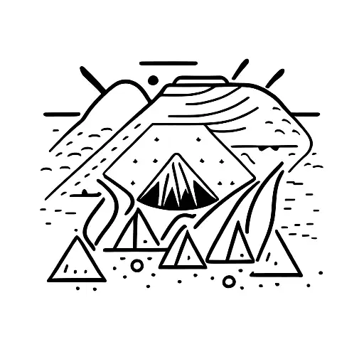 Sunrise Over Mountain