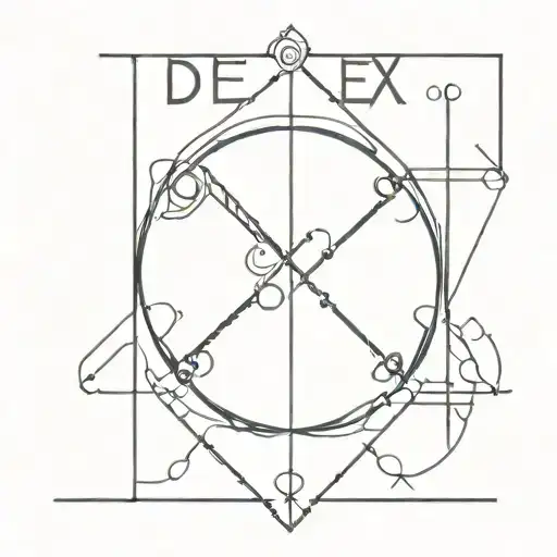 A Croos With The Word 'Deus Ex Machina'