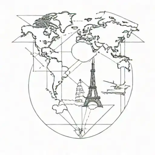 World Travel Using Symmetry Lines