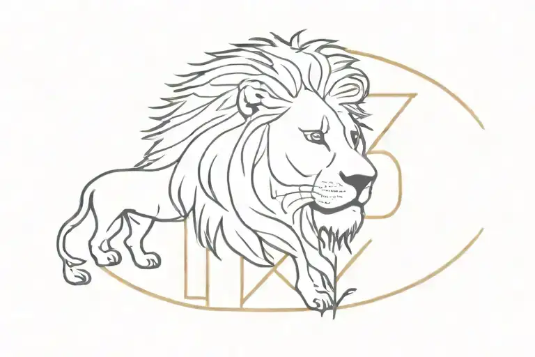 Jk Initial Image Lion And Lioness Surrounded