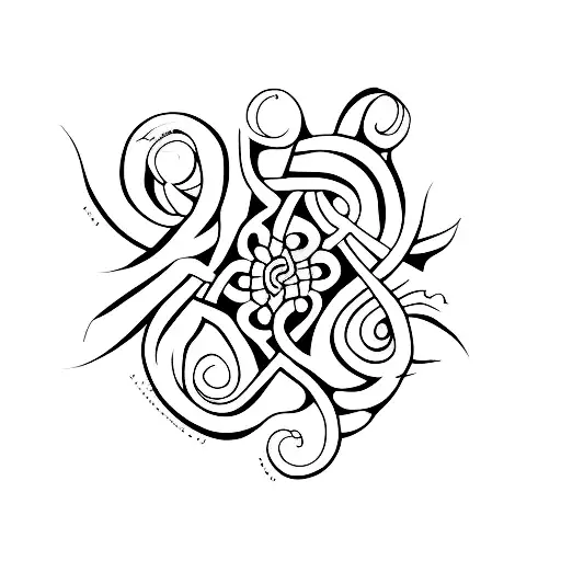 The Word Jade With Small Decoration Under