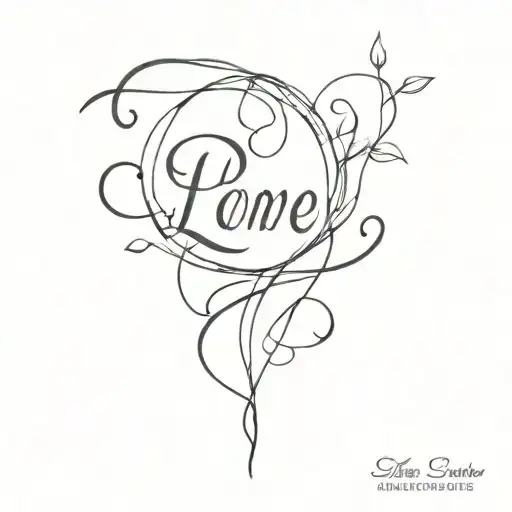 Names Incorporated Representing The Client's Love