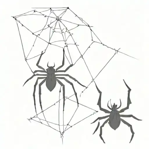Spiders And Raven