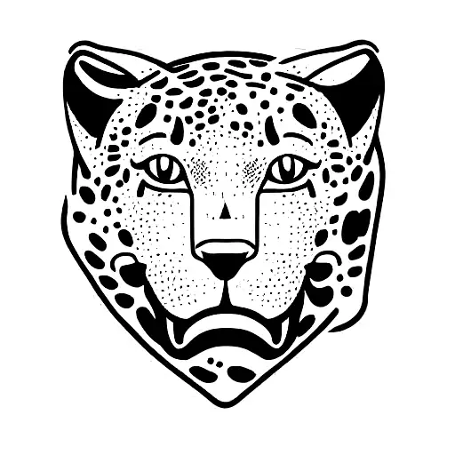 A Running Jaguar Going Through Space